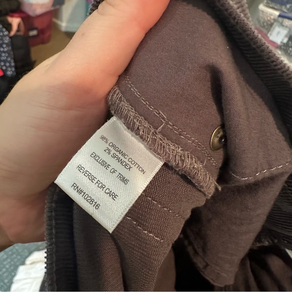 Garnet Hill Charcoal Dark Gray Corduroy Pants Size 4 Women's - Picture 7 of 7